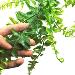4pcs Artificial Samambaya Leaf 31.5in Hanging Green Plant Rattan Room Decoration