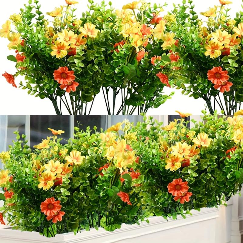 3 Lifelike Artificial Flowers for Hanging Planters Porch Window Box Wedding Deco