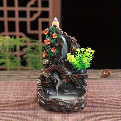 Resin Incense Burner Handicraft Ornaments Flow Incense Plate Holder