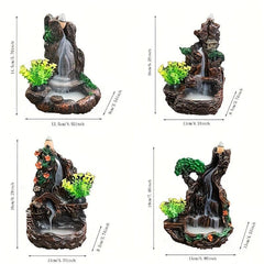 Resin Incense Burner Handicraft Ornaments Flow Incense Plate Holder
