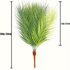 Tropical Palm Leaf Decor Set for Outdoor Parties