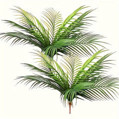 Tropical Palm Leaf Decor Set for Outdoor Parties