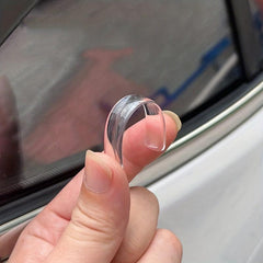 10pcs Clear Door Anti-collision Pad Silicone Sealing Strip