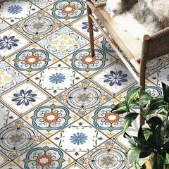 5pcs Waterproof Vintage Tile Stickers Self Adhesive Decals