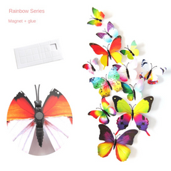 12pcs 3D Butterfly Wall Stickers for Home Room Decoration