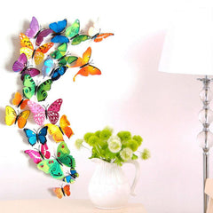 12pcs 3D Butterfly Wall Stickers for Home Room Decoration