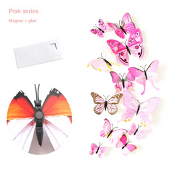 12pcs 3D Butterfly Wall Stickers for Home Room Decoration