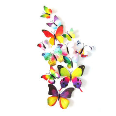 12pcs 3D Butterfly Wall Stickers for Home Room Decoration