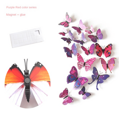 12pcs 3D Butterfly Wall Stickers for Home Room Decoration
