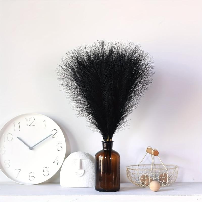 15pcs Faux Pampas Grass Flower Vase Arrangement for Home Decor