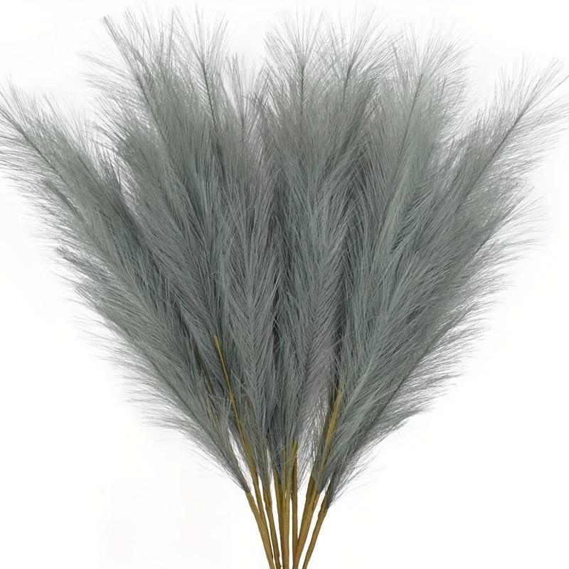 15pcs Faux Pampas Grass Flower Vase Arrangement for Home Decor