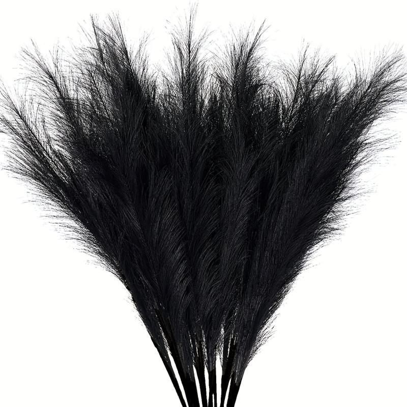 15pcs Faux Pampas Grass Flower Vase Arrangement for Home Decor
