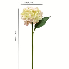 6pcs Artificial Hydrangea Flower 3D Big Handfeel Simulation Hydrangea