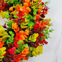 Artificial Autumn Door Wreath - Front Door Decoration