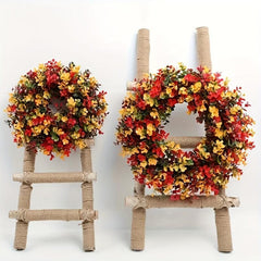 Artificial Autumn Door Wreath - Front Door Decoration