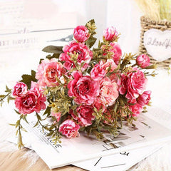 Realistic Artificial Wedding Flower for DIY Craft and Home Decor