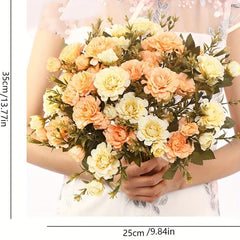 Realistic Artificial Wedding Flower for DIY Craft and Home Decor