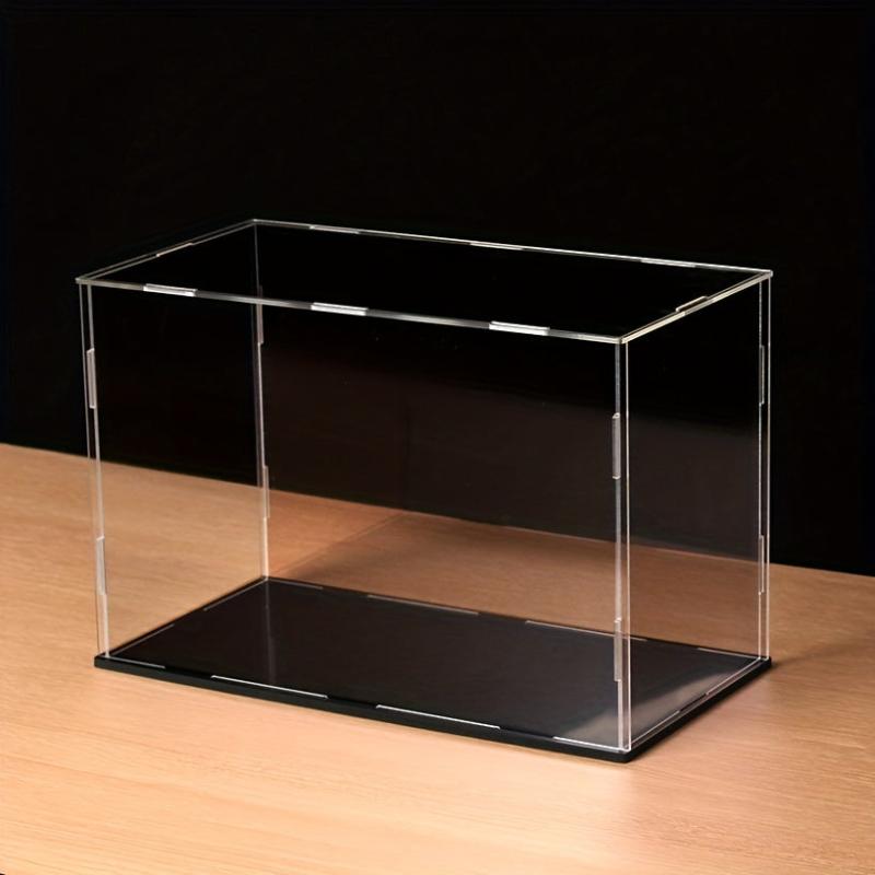 Clear Acrylic Display Case Cube Organizer Box Stand Protective Showcase