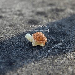5pcs Mini Turtles Micro Landscape Ornaments Fairy Garden Bonsai Decor