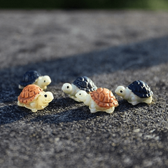 5pcs Mini Turtles Micro Landscape Ornaments Fairy Garden Bonsai Decor