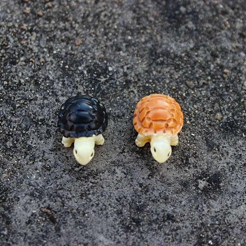 5pcs Mini Turtles Micro Landscape Ornaments Fairy Garden Bonsai Decor