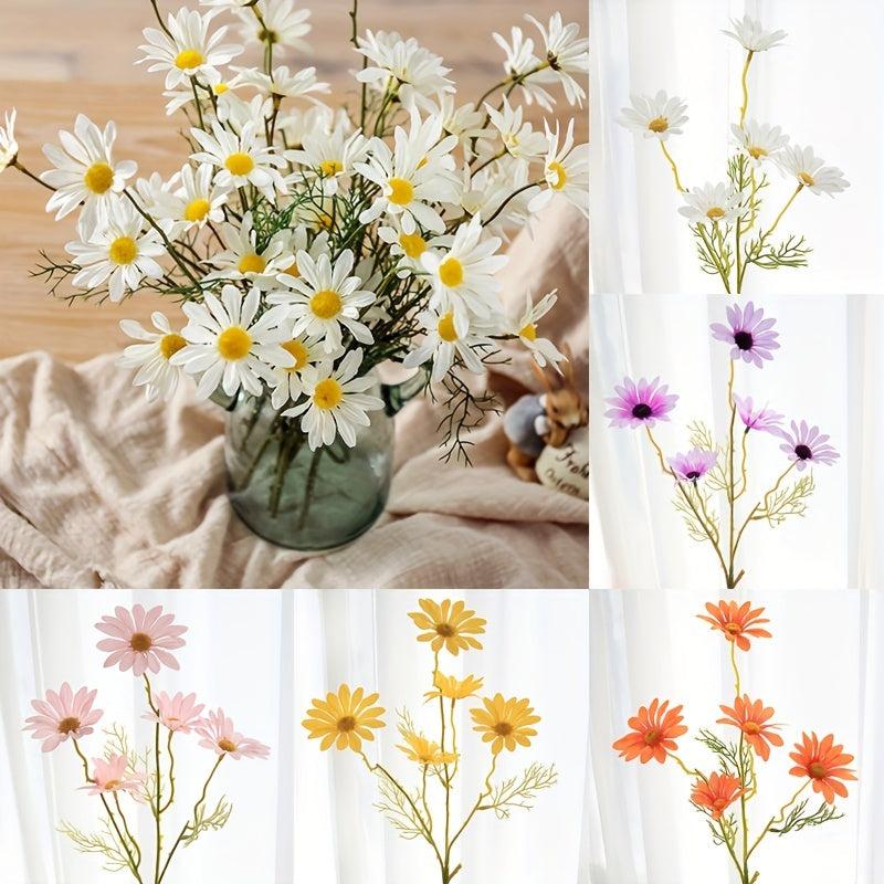 Realistic Artificial Daisy Flower for DIY Crafts and Home Decor