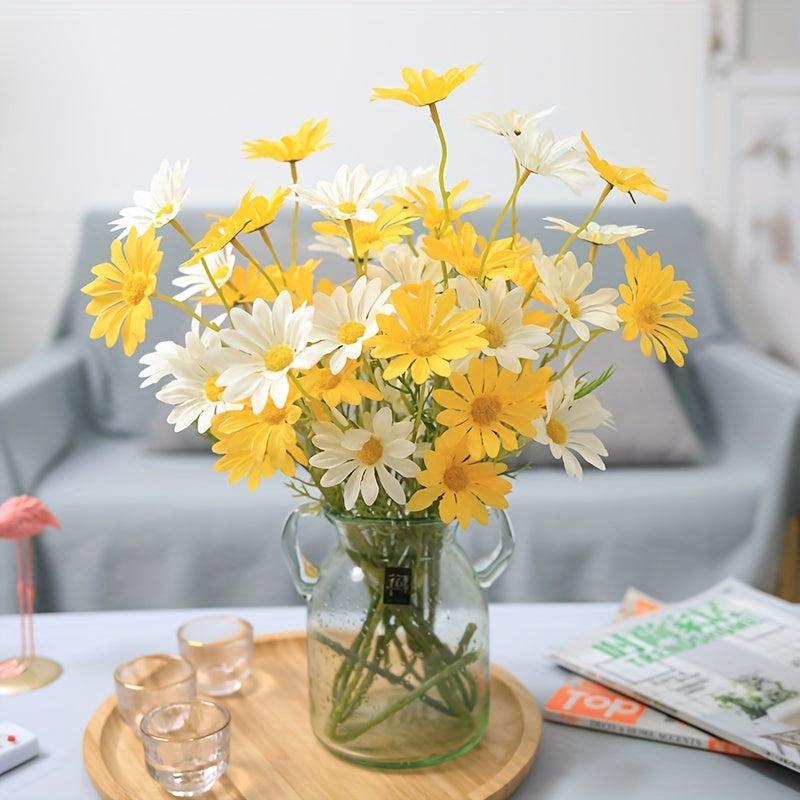 Realistic Artificial Daisy Flower for DIY Crafts and Home Decor