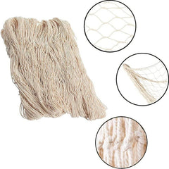 1pc 79 x39 Natural Fish Net Decorative Beach Themed Fish Net Decorations