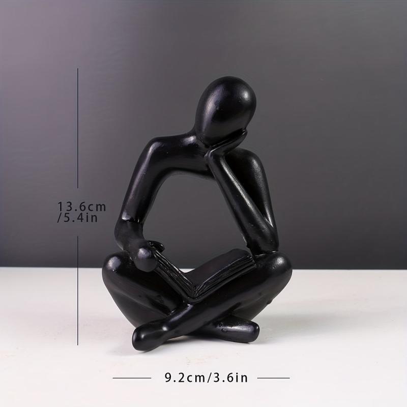 Modern Abstract Character Reading Book Desktop Ornament