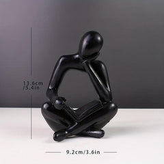 Modern Abstract Character Reading Book Desktop Ornament
