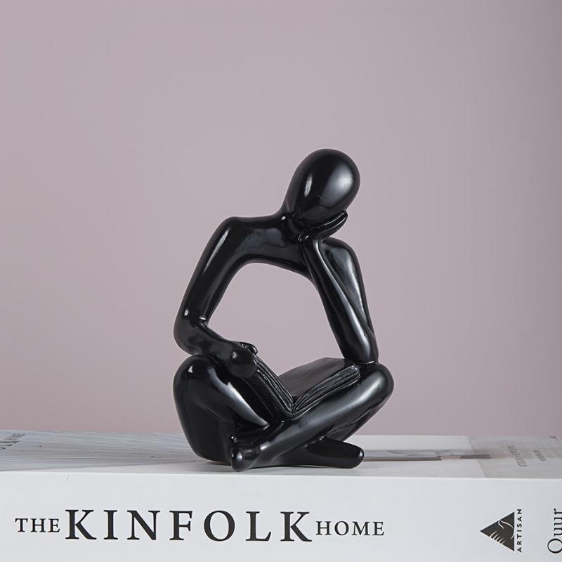 Modern Abstract Character Reading Book Desktop Ornament