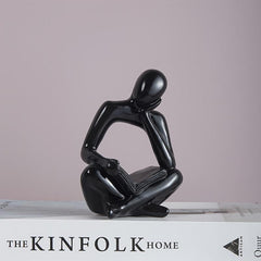 Modern Abstract Character Reading Book Desktop Ornament