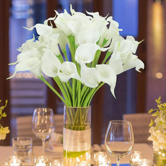Artificial Calla Lily Silk Flowers Wedding Engagement Decor