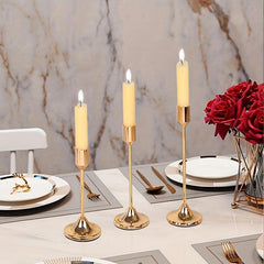 Modern Iron Candlestick for Wedding and Party Decor