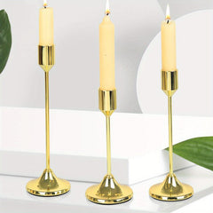 Modern Iron Candlestick for Wedding and Party Decor