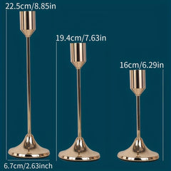 Modern Iron Candlestick for Wedding and Party Decor