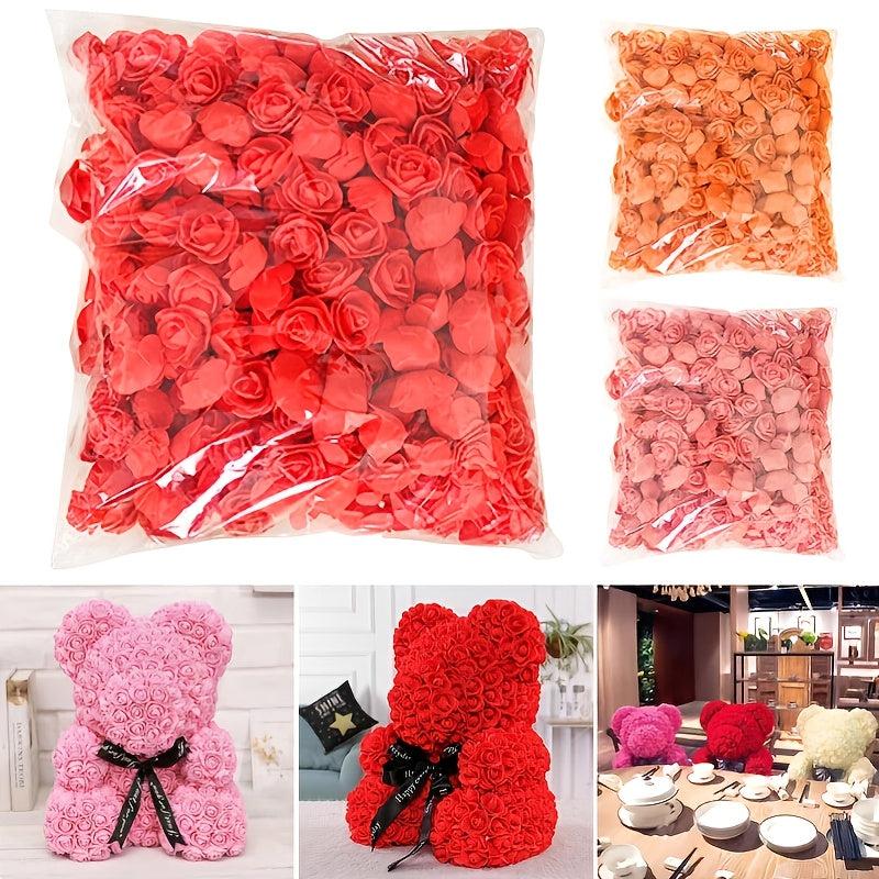 50 Foam Rose Flowers for Weddings Home Decor Scrapbooking