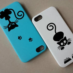 Cat Print Wall Sticker Cartoon Kitten DIY Switch Sticker