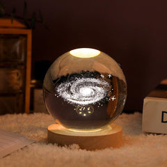 Little Prince and Rose Crystal Ball Night Light USB Gift