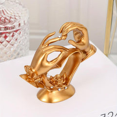 Heart & Hand Decoration Craft Love Statue Wedding Ornaments