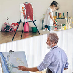 Sturdy Aluminum Metal Display Artist Easel 62 2 Inches