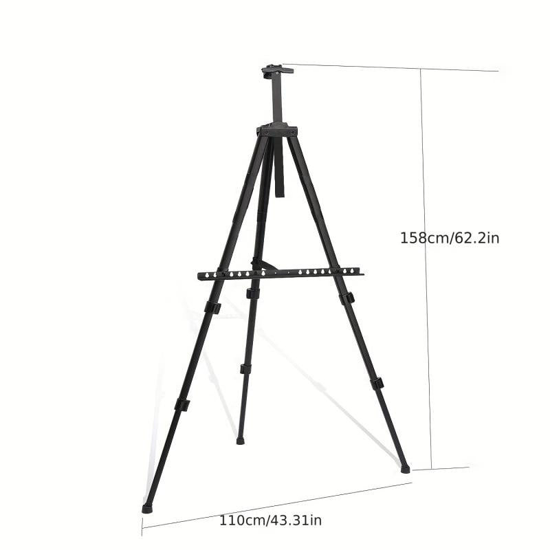 Sturdy Aluminum Metal Display Artist Easel 62 2 Inches