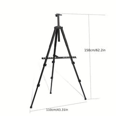 Sturdy Aluminum Metal Display Artist Easel 62 2 Inches