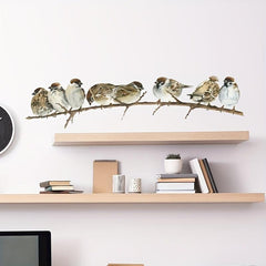 Birds Wall Decals Cartoon Malachi Bird Room Decoration Sticker