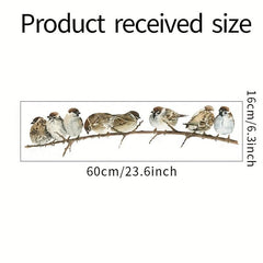 Birds Wall Decals Cartoon Malachi Bird Room Decoration Sticker