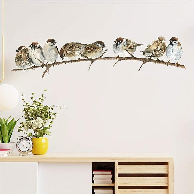 Birds Wall Decals Cartoon Malachi Bird Room Decoration Sticker