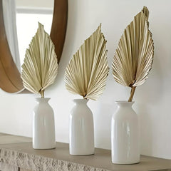 2pcs Boho Natural Dried Palm Leaves for Weddings, Parties, Home Decor 20x40cm