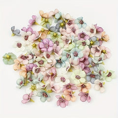50-100pcs Mini Silk Daisy Multicolor Artificial Flowers Heads DIY Scrapbooking