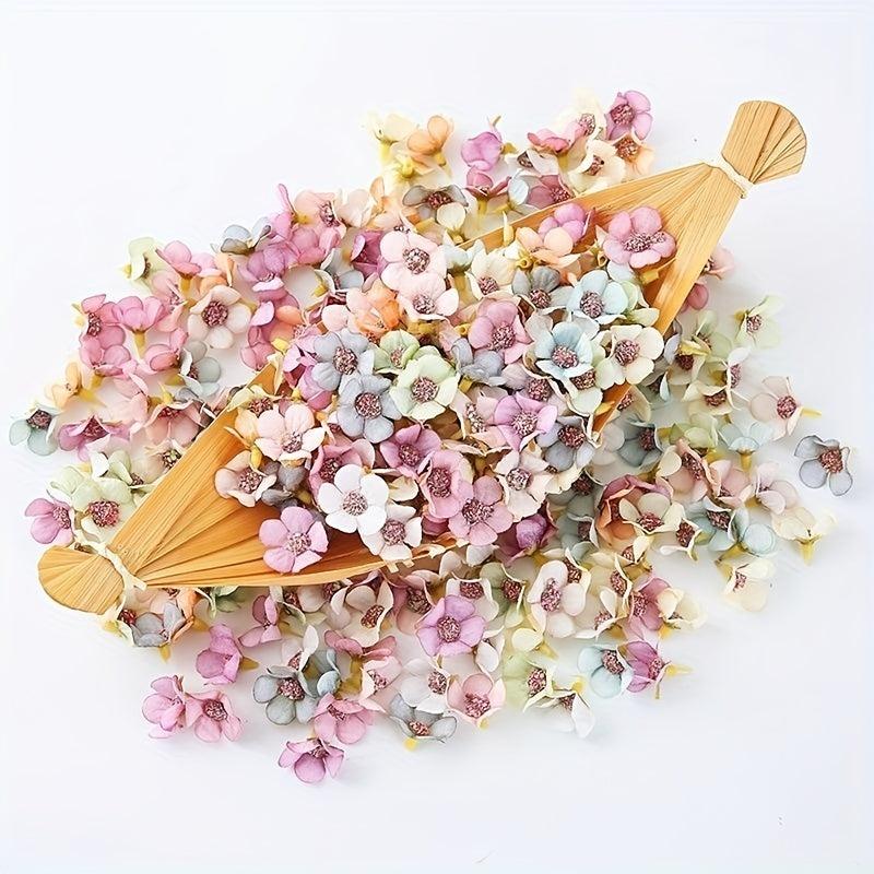 50-100pcs Mini Silk Daisy Multicolor Artificial Flowers Heads DIY Scrapbooking