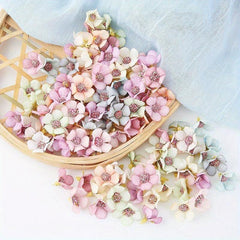 50-100pcs Mini Silk Daisy Multicolor Artificial Flowers Heads DIY Scrapbooking